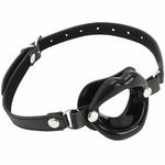 <SM VIP>リップ開口リング口枷 (黒)