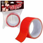 簡単緊縛ボンデージテープ20m (レッド)